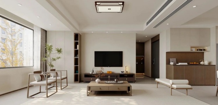 現(xiàn)代簡約三居室裝修效果圖