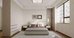 現代簡約三居室臥室裝修效果圖