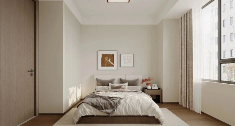 現(xiàn)代簡(jiǎn)約三居室臥室裝修效果圖