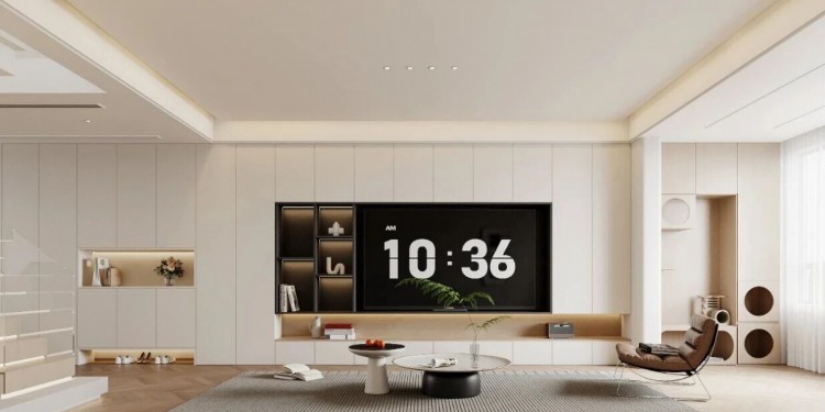 現代簡約三居室裝修效果圖