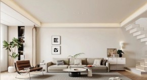 現代簡約三居室客廳裝修效果圖