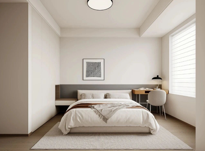 現代簡約兩居室臥室裝修效果圖