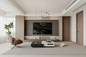 現代簡約兩居室客廳裝修效果圖