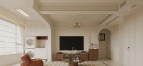 法式三居室客廳裝修效果圖