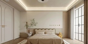 現代簡約三居室臥室裝修效果圖