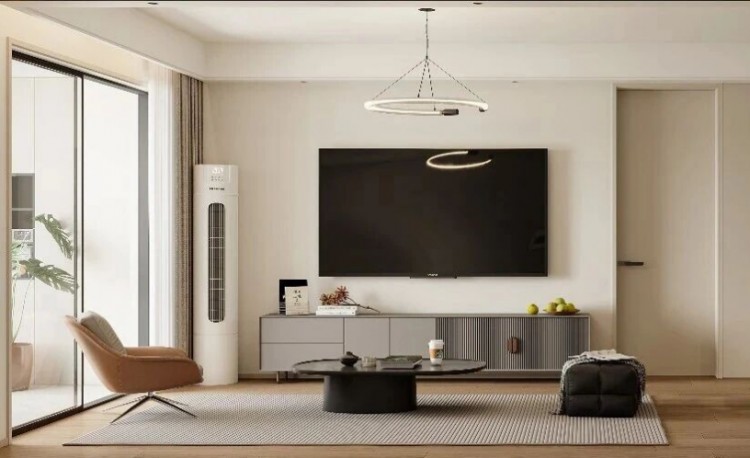 現(xiàn)代簡約三居室客廳裝修效果圖