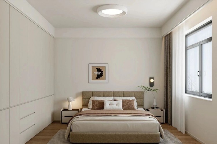 現(xiàn)代簡(jiǎn)約三居室臥室裝修效果圖