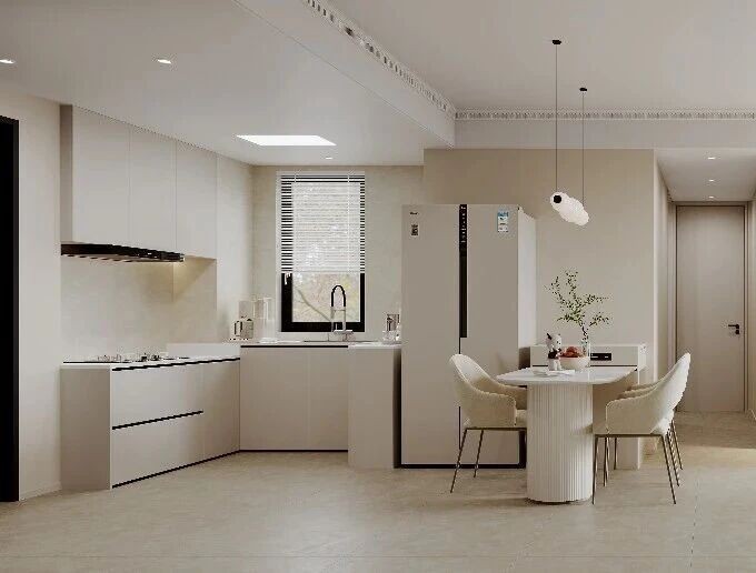 現代簡約三居室餐廳裝修效果圖