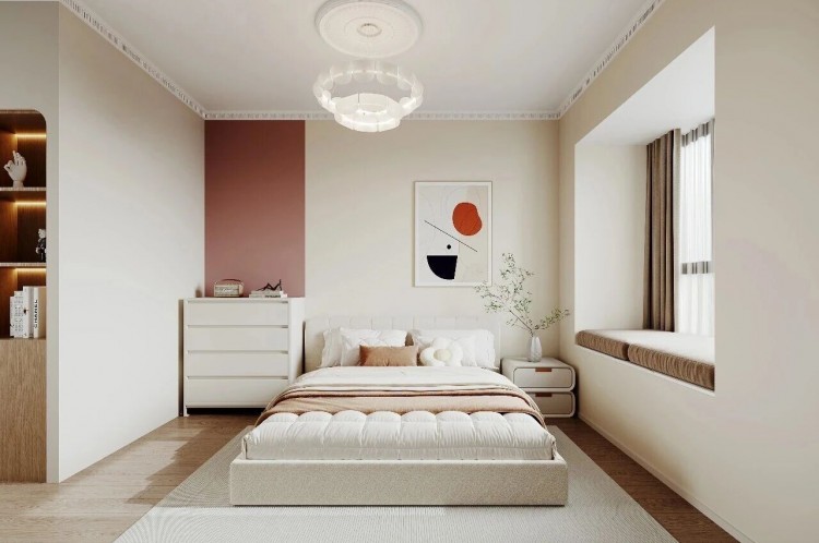 現(xiàn)代簡(jiǎn)約三居室臥室裝修效果圖