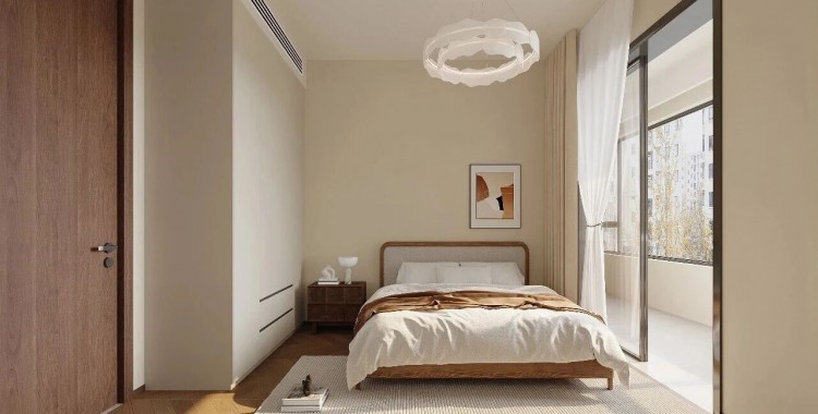 中古風(fēng)兩居室臥室裝修效果圖