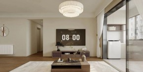 現(xiàn)代中式三居室客廳裝修效果圖