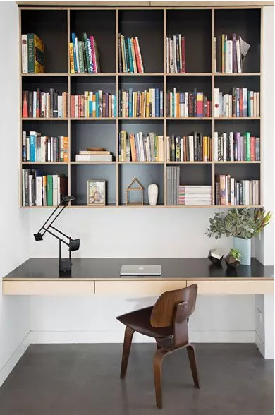 書桌書柜一體如何設(shè)計？